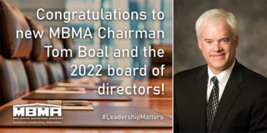 Congratulations to Chairman Tom Boal 